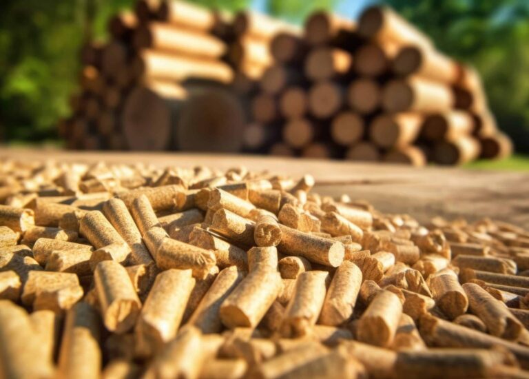 Holzpellets aus heimischen Wäldern