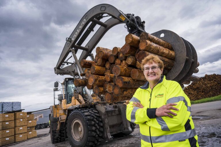 Der nachwachsende Rohstoff Holz wird zu Biopellets verarbeitet. © TINEFOTO.com