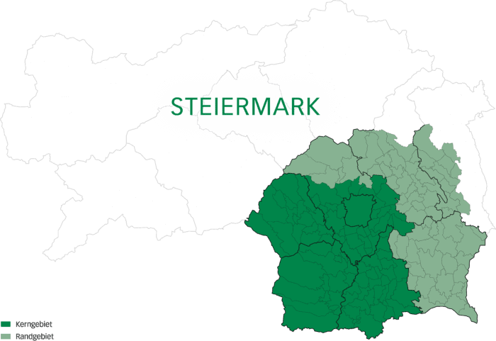 Die Lieferung unserer Biopellets erfolgt in viele Regionen der Steiermark